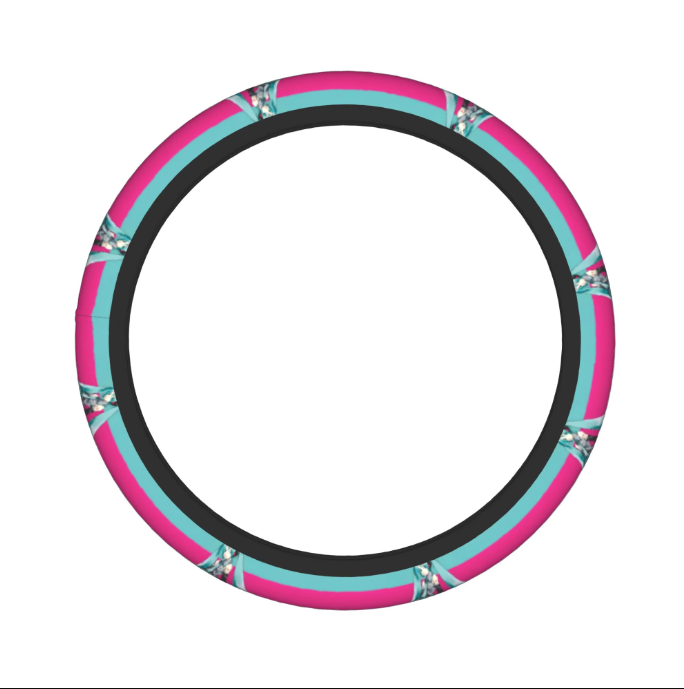 Pc Gaming Hatsune Miku - 初音ミクロゴ車のステアリングホイールカバーロック美的アニメステアリングホイール保護カバー自動車装飾カーアクセサリー