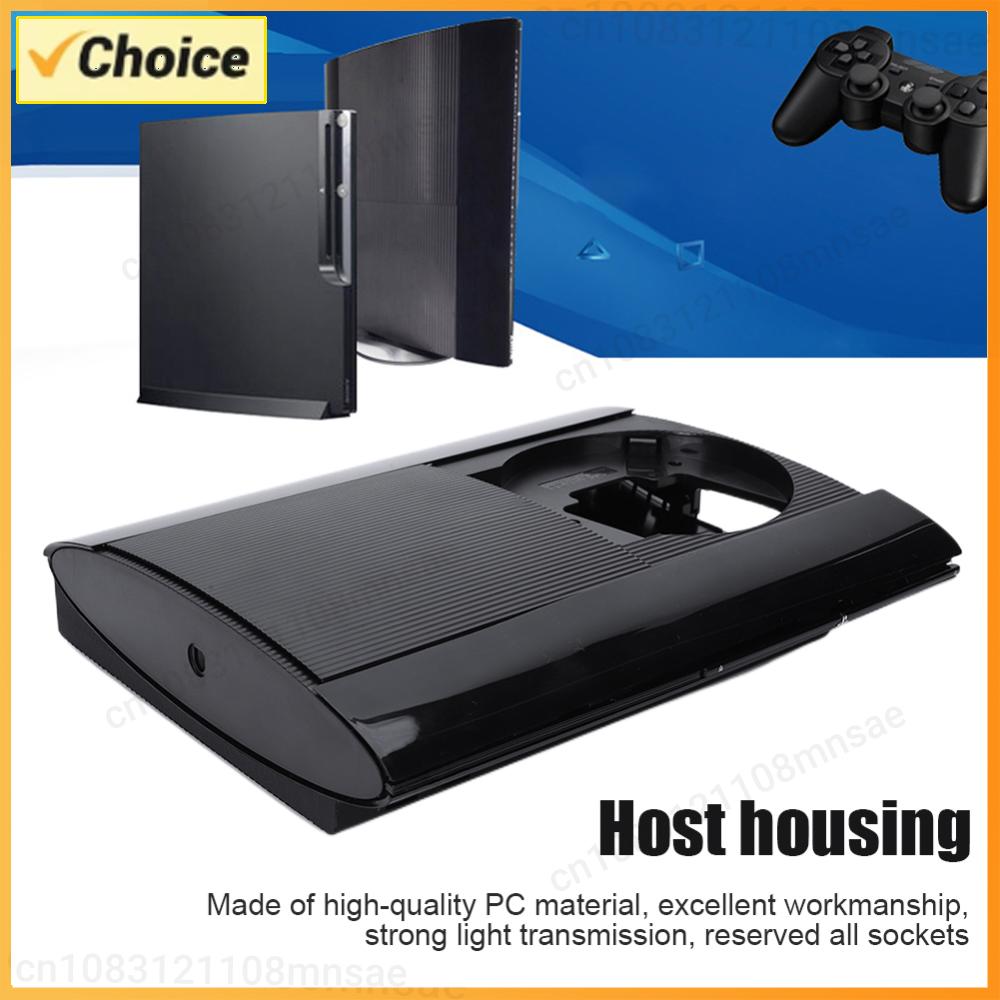 Pc Gaming Ultra - PS3スーパースリム4K 4000ブラック用ソリッドPCゲーミングコンソールハウジングシェルフルキット（ネジ付き、耐衝撃交換用ハウジングケース）