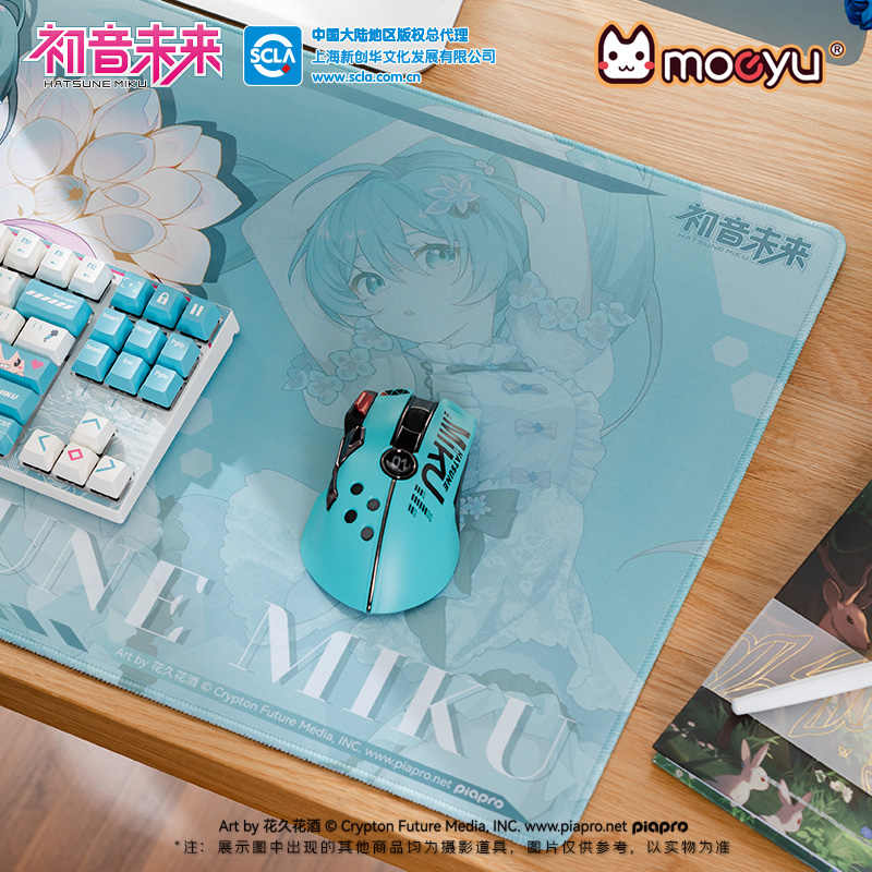 Pc Gaming Hatsune Miku - Tcv Moeyu 初音ミク ゲーミングビッグマウスマット ゲーム特大テーブルマット ミクアニメアニメーション周辺記念マウスパッド