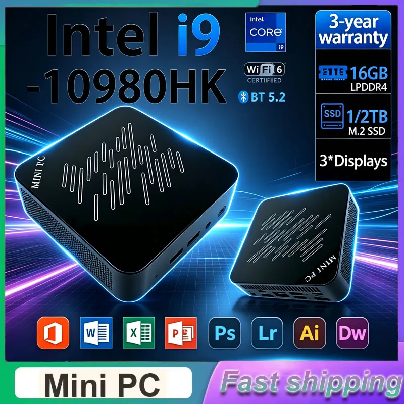 Pc Gaming I3 - 2026ミニゲーミングPC Intel i9-10980HK i3-6100U 16GB/32GB RAM