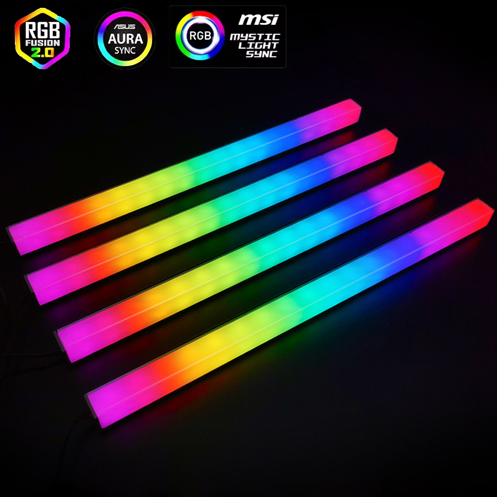 Rgb Light Strip - Asus Auraゲーミングケース用5V ARGB 3ピンヘッダー RGB PCライトストリップ