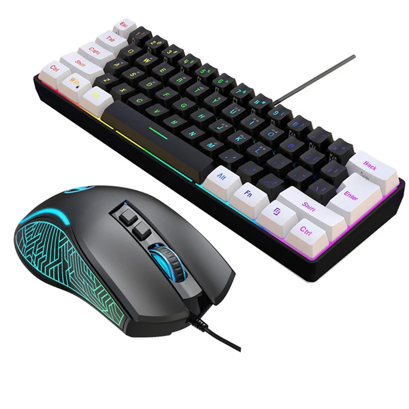 キーボードとマウス 60% コンピューターゲームコンボキット - Pc Gaming Kit のレビューと価格