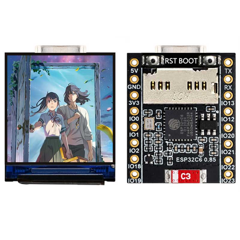 ESP32 C6 0.85インチ 128X128 IPSスク - Rgb Light Strip のレビューと価格