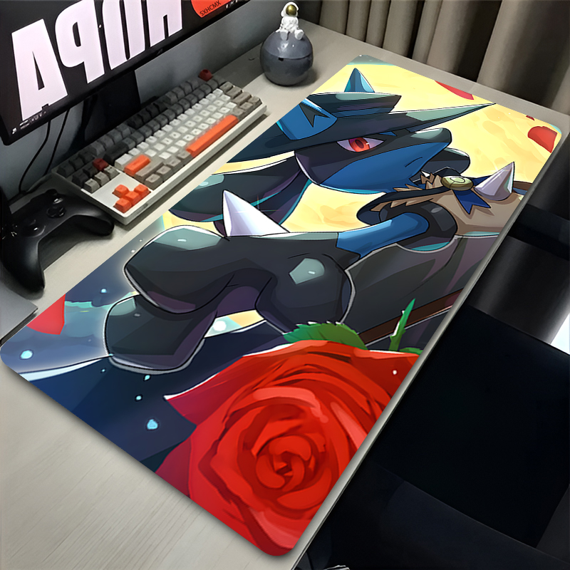 マウスパッドクールアニメ P-ポケモン ルカリオ マウスパッ - Pc Gaming Keyboards のレビューと価格