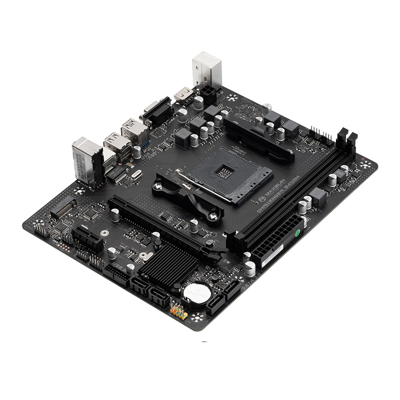 MAXSUN B450M AMD AM4 マザーボードサポー - Pc Gaming Set のレビューと価格