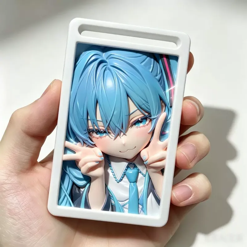 初音ミク 3D レリーフカードホルダーアニメフィギュア立体エ - Pc Gaming Hatsune Miku のレビューと価格