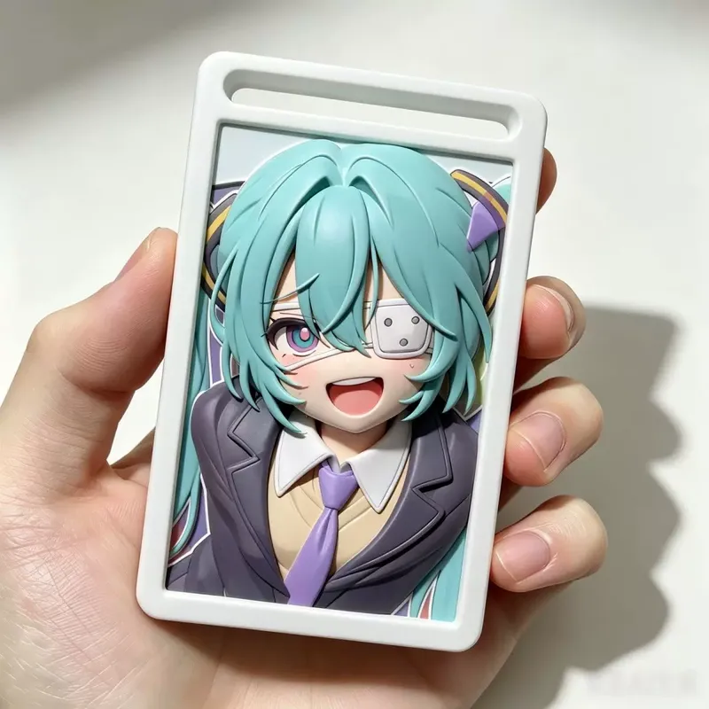 初音ミク 3D レリーフカードホルダーアニメフィギュア立体エ - Pc Gaming Hatsune Miku のレビューと価格