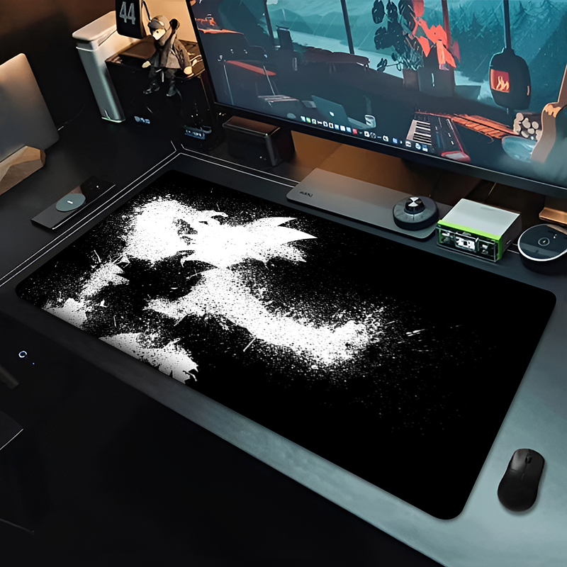 DBZ ブラックアニメマウスパッドドラゴンボール大型 PC  - Pc Gaming Aesthetic のレビューと価格