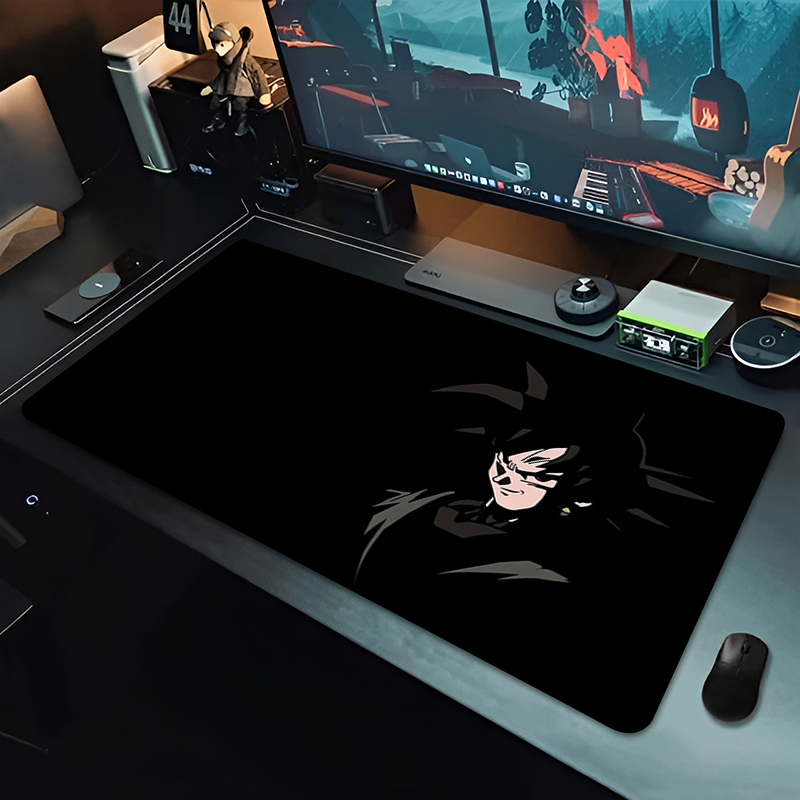 DBZ ブラックアニメマウスパッドドラゴンボール大型 PC  - Pc Gaming Aesthetic のレビューと価格