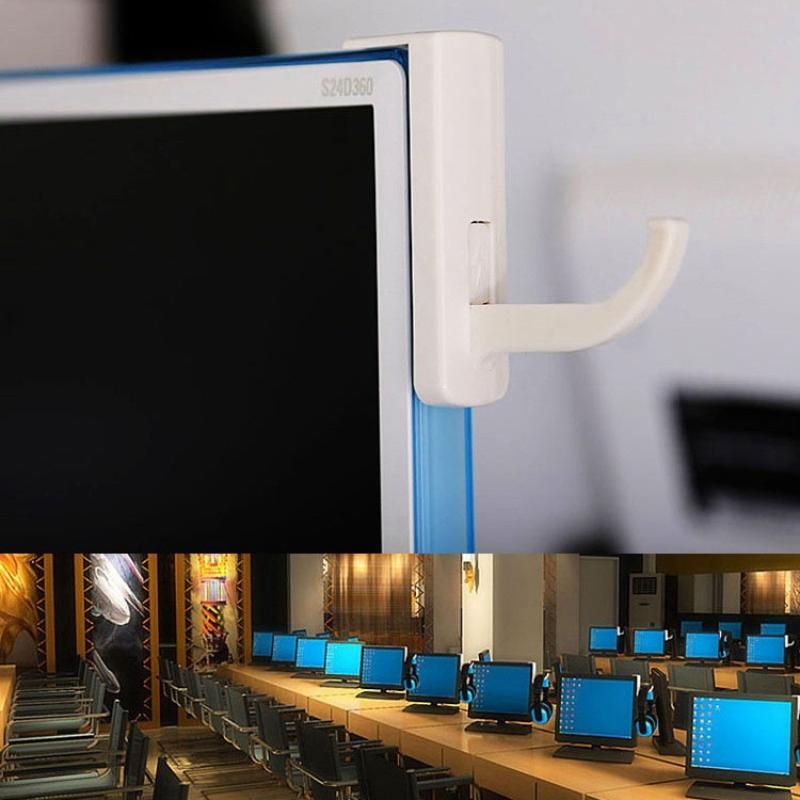 自己粘着ヘッドフォンフックヘッドセットハンガーホルダーフック - Monitor Stand のレビューと価格