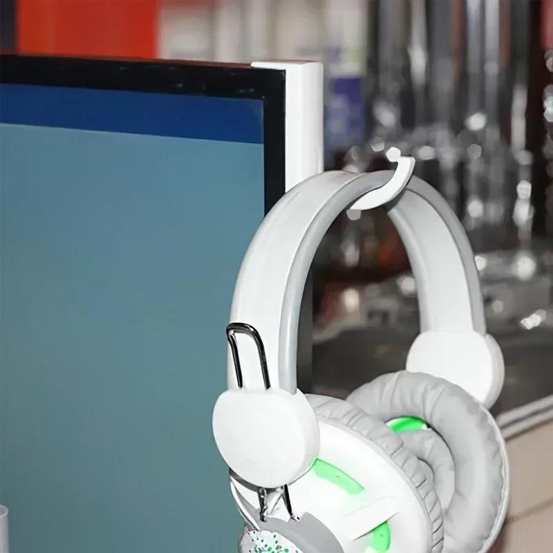 自己粘着ヘッドフォンフックヘッドセットハンガーホルダーフック - Monitor Stand のレビューと価格