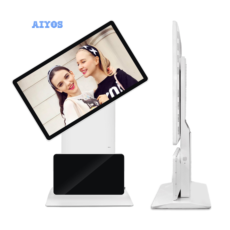 ショッピングモールフロア設置型回転式LCD広告デジタルサイネ - Monitor Stand のレビューと価格