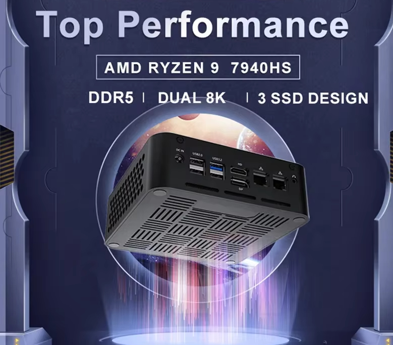 AMD Ryzen-5 6600H ミニPC Thunder - Pc Gaming Set のレビューと価格