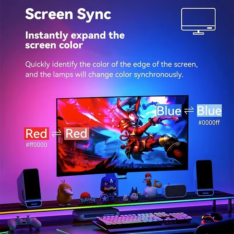 RGB ゲーミングライトストリップ モニターバックライト L - Rgb Light Strip のレビューと価格