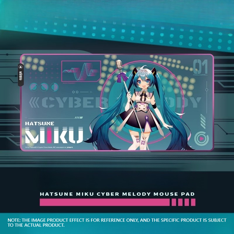 初音ミクイルミネーションゲーミングマット - ダイナミックラ - Pc Gaming Hatsune Miku のレビューと価格