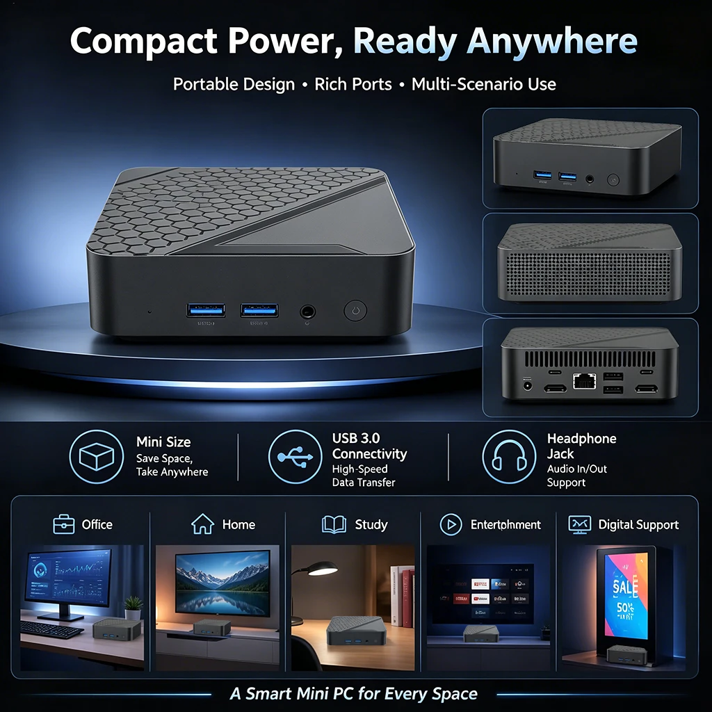 新型Core i3-6100ミニPC ポータブル 1TB/2 - Pc Gaming I3 のレビューと価格