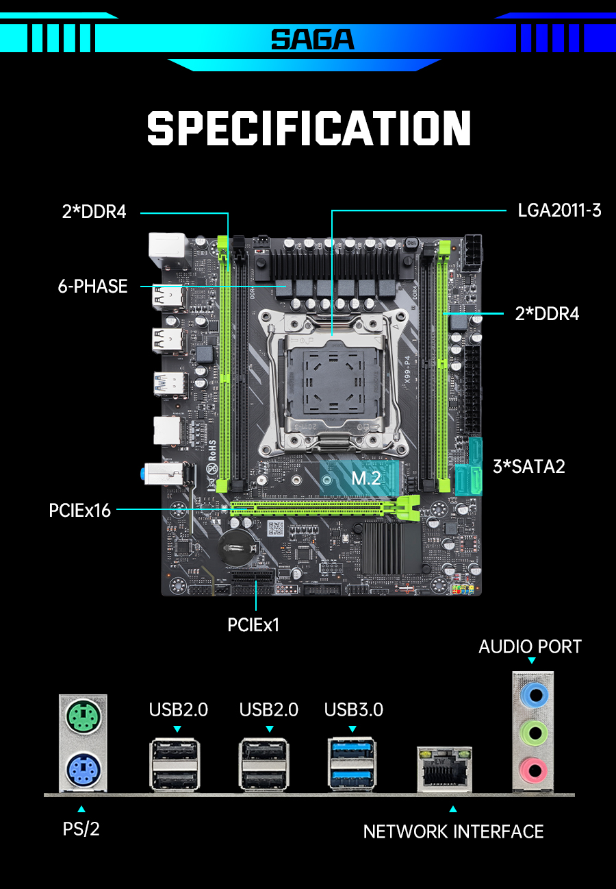 SOYO X99 TPM2.0 マザーボードセット LGA2 - Pc Gaming Set のレビューと価格