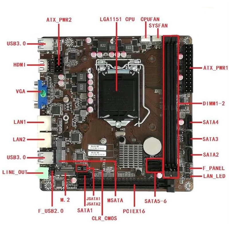 B365 Mini-ITX マザーボード LGA 1151  - Pc Gaming I3 のレビューと価格