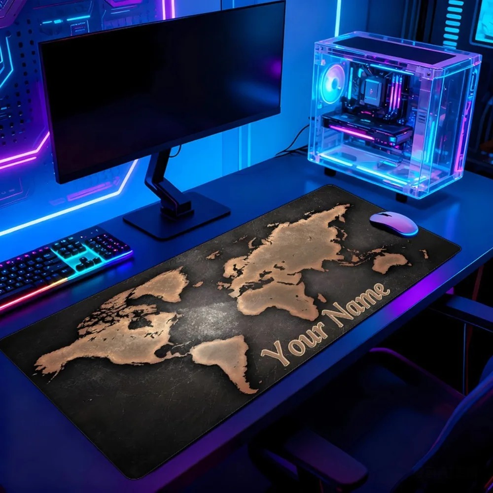 CIFbuy カスタムアンティーク世界地図デスクマウスパッド - Pc Gaming Names のレビューと価格