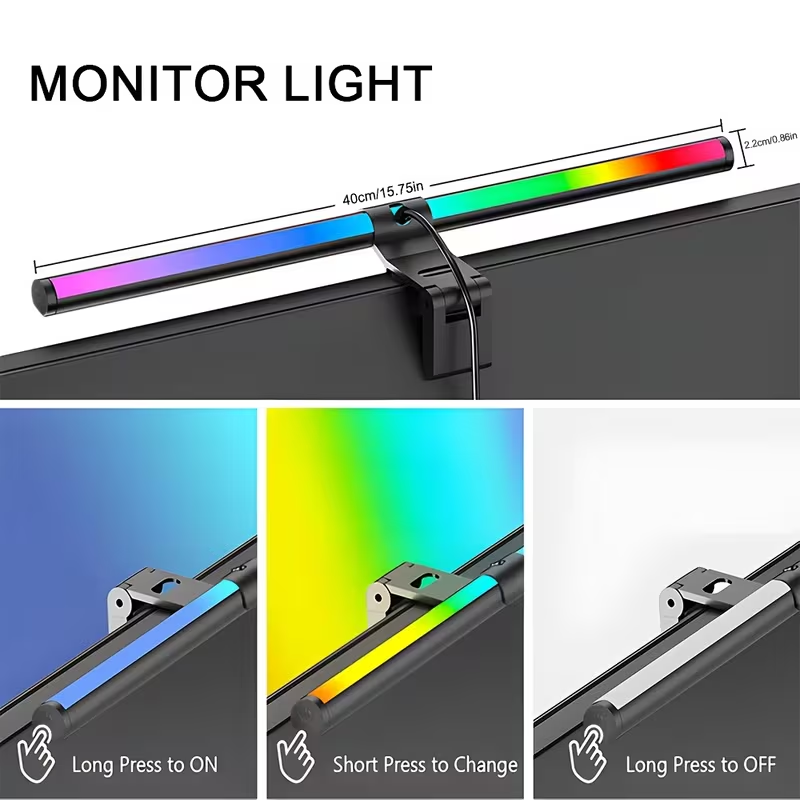 コンピューターモニタースクリーンライトバー LED デスクラ - Monitor Stand のレビューと価格