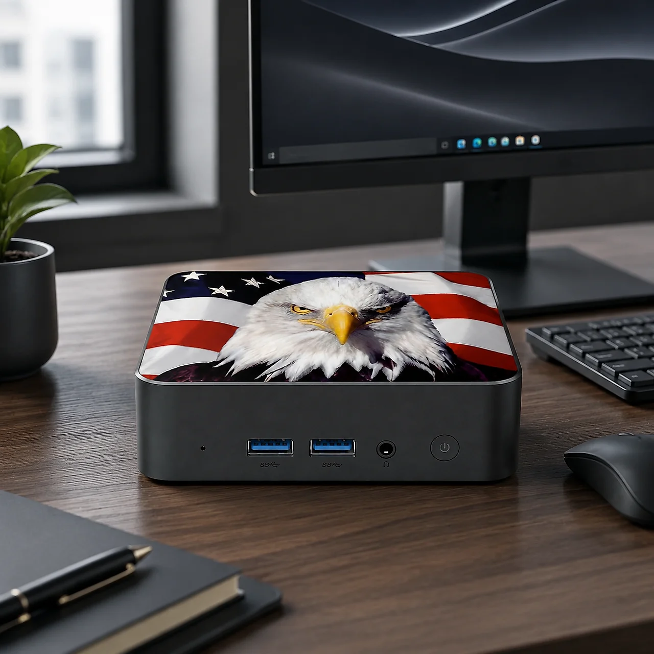カナダ国旗デザインの超薄型ミニデスクトップPC 2026 C - Pc Gaming Ultra のレビューと価格