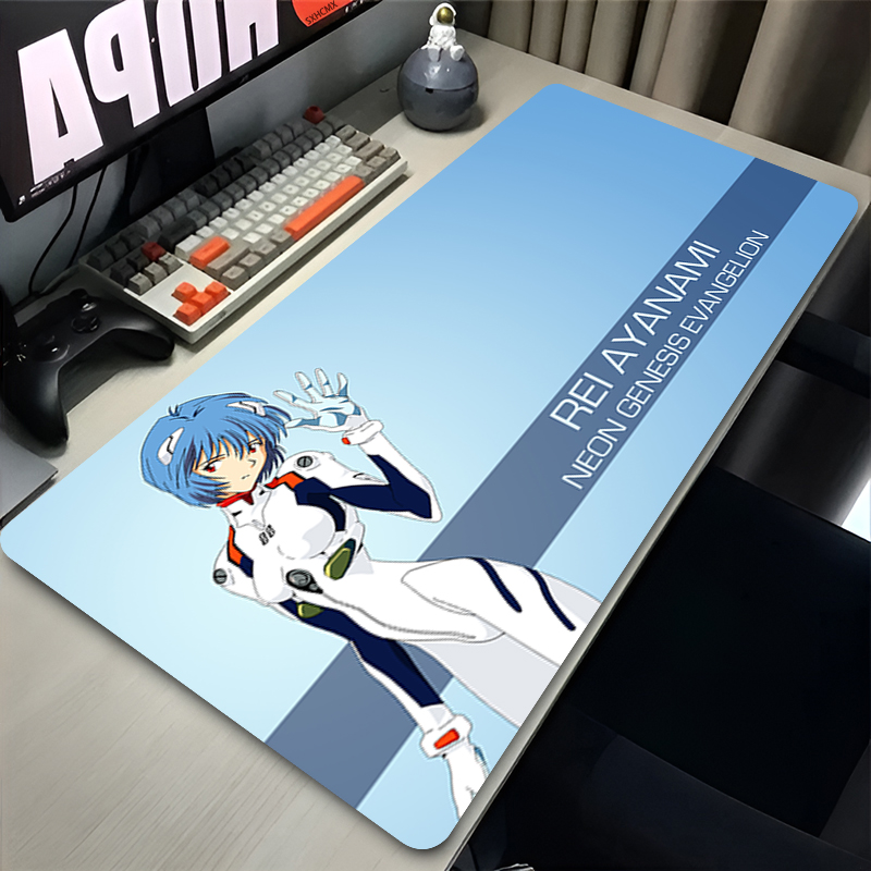 マウスパッド XXL 大型かわいいアニメガール綾波レイマウス - Pc Gaming Custom のレビューと価格