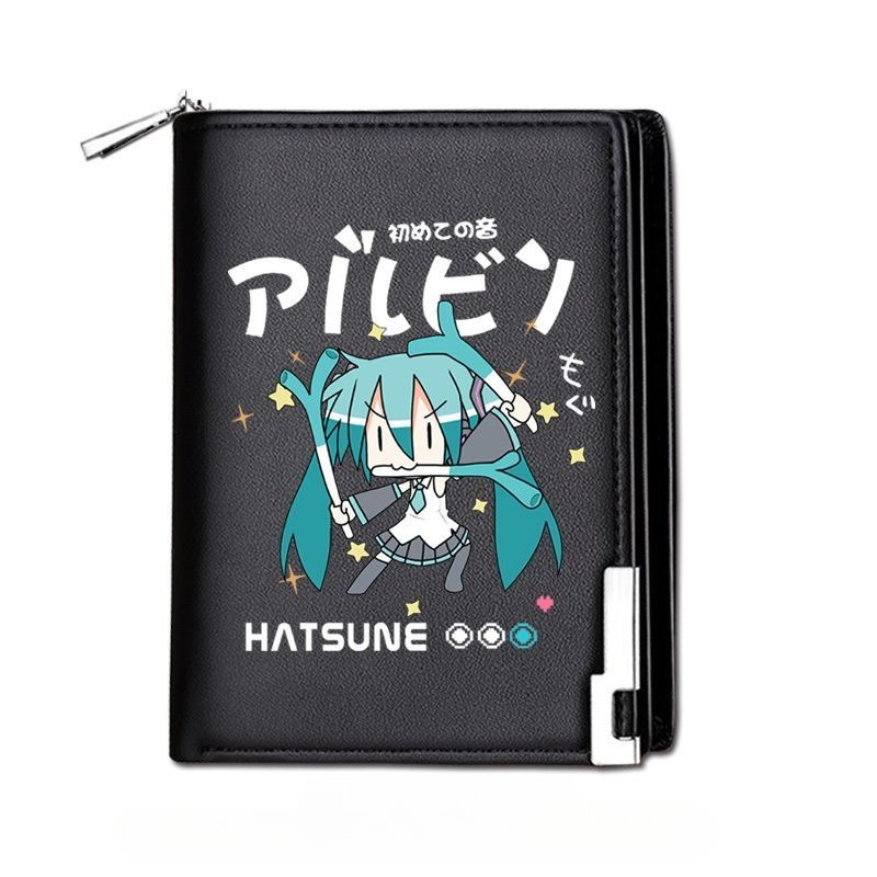 初音ミクアニメ周辺機器漫画パターン PU ジッパー長財布創造 - Pc Gaming Hatsune Miku のレビューと価格