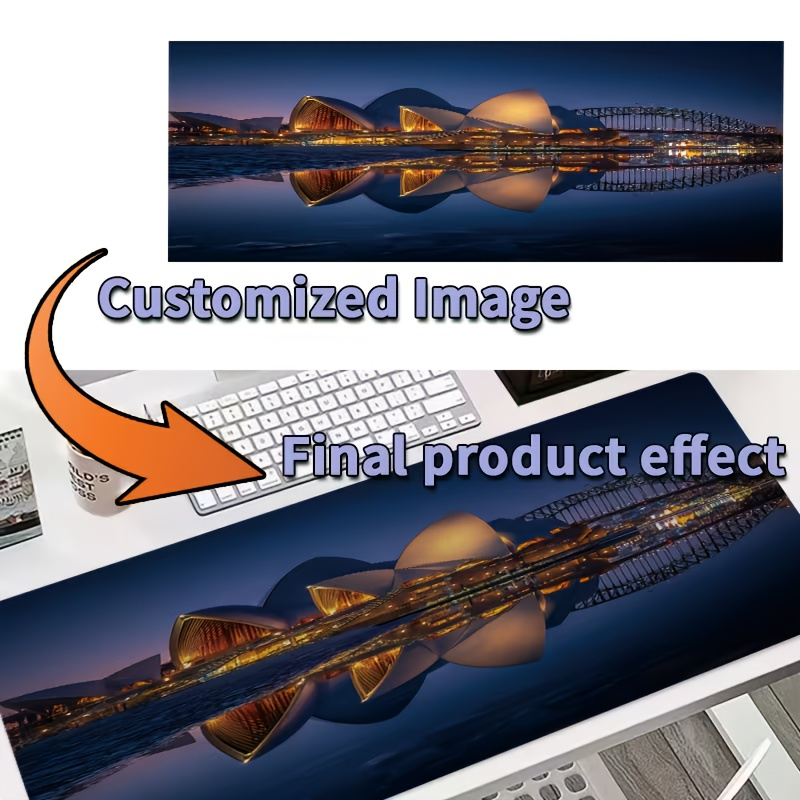 カスタムデザインマウスパッド、写真入り大型デスクマット、ゲー - Pc Gaming Custom のレビューと価格