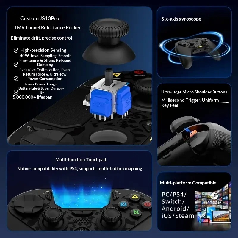 AceGamer D4 ワイヤレス Steam コントローラ - Pc Gaming Aesthetic のレビューと価格