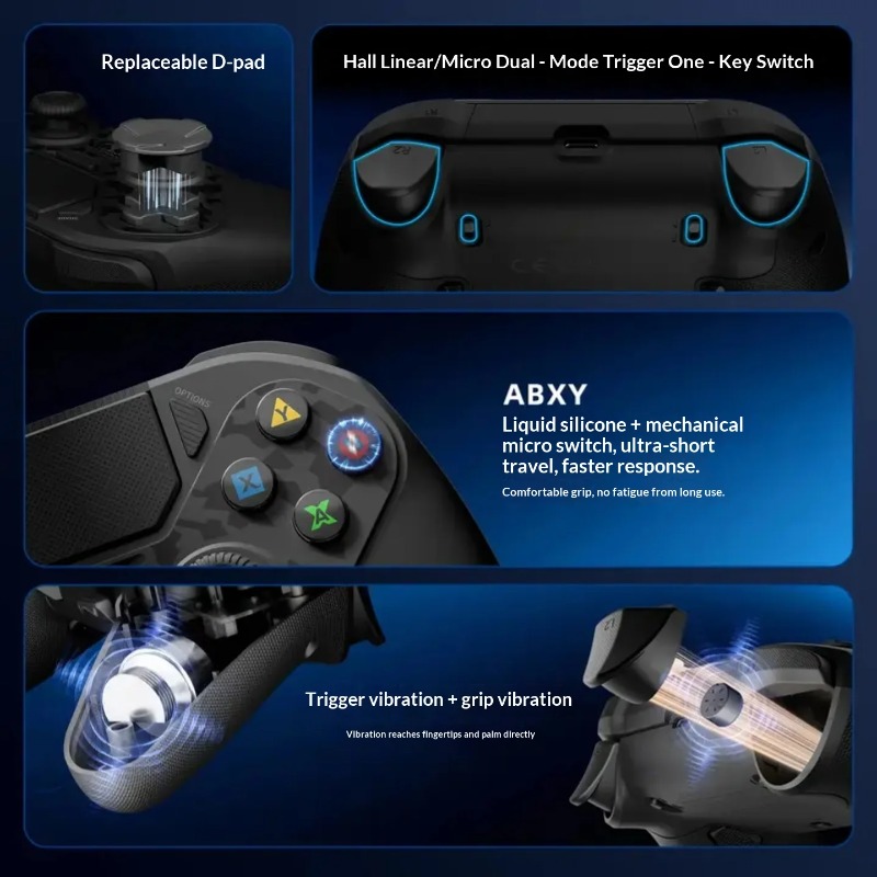AceGamer D4 ワイヤレス Steam コントローラ - Pc Gaming Aesthetic のレビューと価格