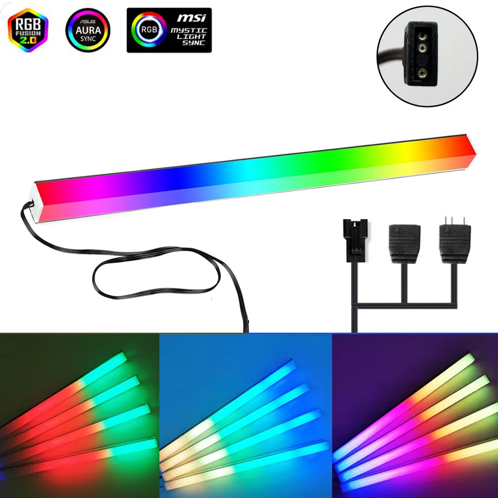 Asus Auraゲーミングケース用5V ARGB 3ピンヘ - Rgb Light Strip のレビューと価格