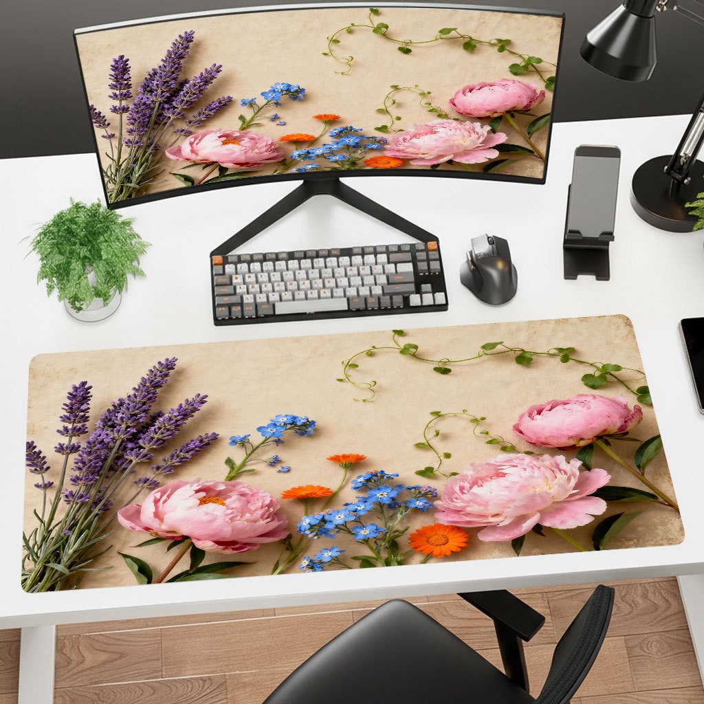 ブランドフローラルアイアンアートマウスパッドウルトラHDプリ - Pc Gaming Ultra のレビューと価格