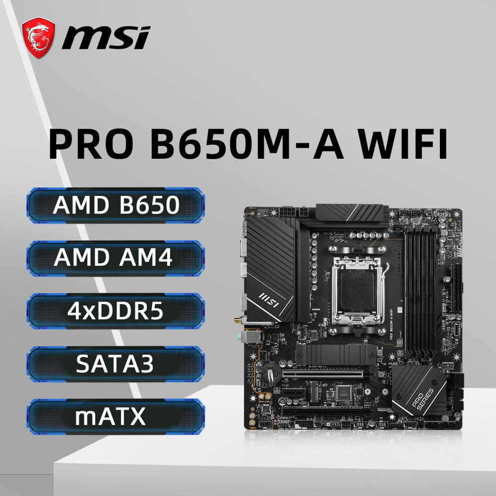 MSI PRO B650M-A WIFI マザーボード AM - Pc Gaming I3 のレビューと価格