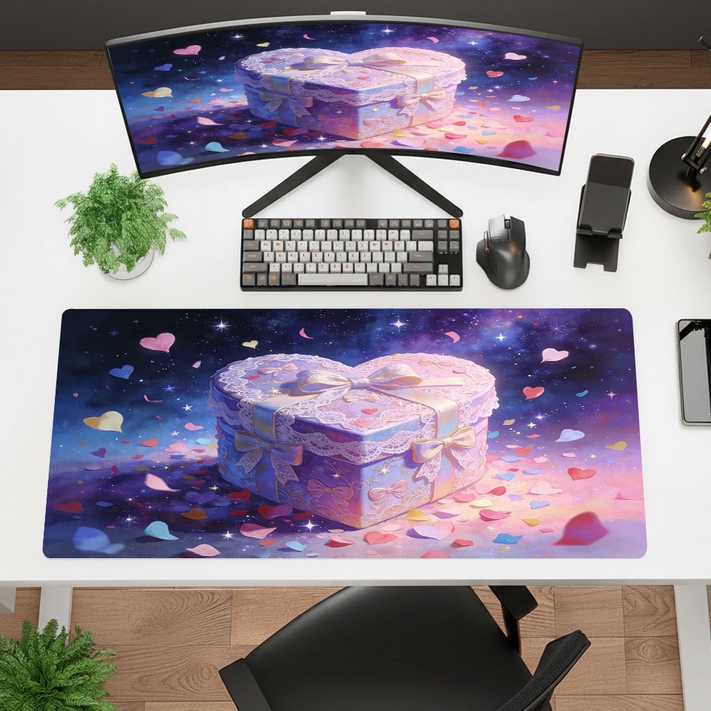 ハートパターンノンスリップラバーベースマウスパッドウルトラH - Pc Gaming Ultra のレビューと価格